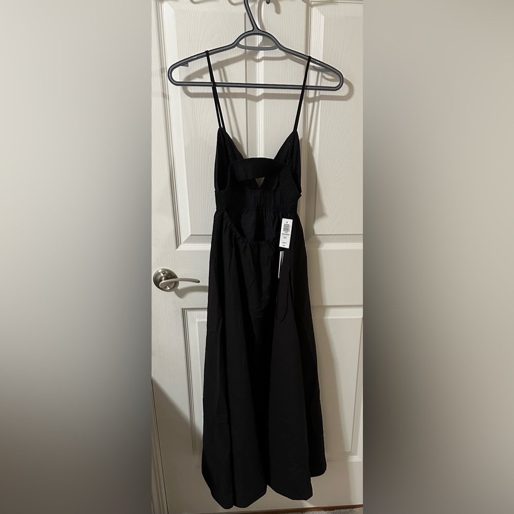 Aritzia Babaton Encourage Poplin Dress in Black | Size: 00 - Picture 4 of 5